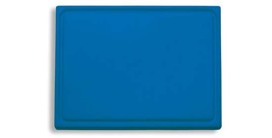 Dick-Kunststoff-Schneidbrett 26,5 x 32,5 cm, blau